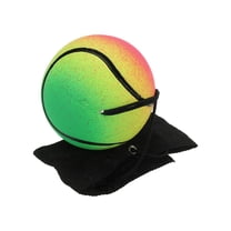 Uxcell 2.5 Inch Sports Wrist Ball, Tennis Rubber Wrist Return Ball Sport for Exercise, Mixed Colors