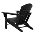 thumbnail image 7 of Portside Classic Outdoor Adirondack Chair in Black, 7 of 7
