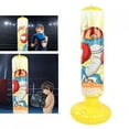 thumbnail image 4 of Punching Standing Sandbag, Easy Filled Children Punching Bag Interactative  For Indoor Use Blue,Yellow, 4 of 8
