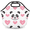 Multicolour 1, variant on Herdesigns Cute Pandas Neoprene Lunch Bag, Pink Heart Insulated Lunch Box for Women Men Washable Lunch Tote Soft Lunch Container With Zipper for Work Picnic Travel