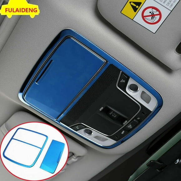 2P Blue Interior Front Reading Light Cover Trim for Honda for Accord 2018-2021-