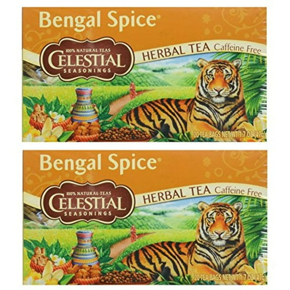 Celestial Seasonings Herbal Tea, Bengal Spice, (2 Pack)