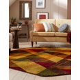 thumbnail image 6 of Unique Loom Cafe Collection Area Rug - Orafio (7' Octagon Multi/Brown), 6 of 6