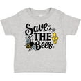 thumbnail image 3 of Inktastic Save the Bees with Bee Illustration with Color Boys or Girls Toddler T-Shirt, 3 of 5