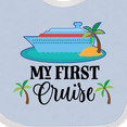 thumbnail image 4 of Inktastic My 1st Cruise Vacation Trip Boys or Girls Baby Bib, 4 of 4
