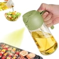 thumbnail image 1 of Dispensador de aceite para rociador de cocina, dispensador de aceite 2 en 1 y rociador de aceite, botella de oliva para rociar y verter para cocina, botella de aceite de vidrio de 16 oz/470 ml para, 1 of 6