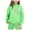 Light Green, variant on Nee Born Outfit Girls Cropped Pants Child Toddler Boys Girls Long Sleeve Solid Warm Hoodie Pullover Tops Pants Kids Outfits Sweat Suit
