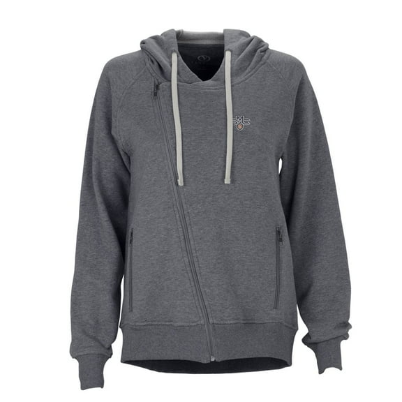 Women's Charcoal Saint Mary's Gaels Fleece Moto Jacket