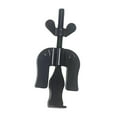 thumbnail image 2 of Cerradura de puerta perfecl Dispositivos de seguridad adicionales Cerradura antirrobo negro, 2 of 8