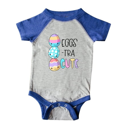 

Inktastic Eggs-tra Cute Fun Easter Eggs Gift Baby Boy or Baby Girl Bodysuit