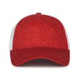 thumbnail image 2 of Outdoor Cap OCGLTR Small/Ladies Fit Cap, Slight Pre-Curved Visor-Ruby/White, 2 of 8