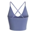 thumbnail image 4 of Made by Olivia Women's Seamless Padded Workout Sports Bra Cami Cropped Yoga Tank Top with Adjustable Straps, 4 of 7