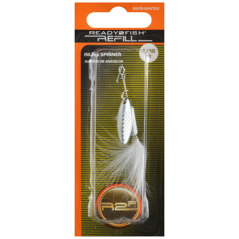 Ready 2 Fish Spinner Spoon White Scale, 1/16oz & 1/8oz, Fishing Spoons 
