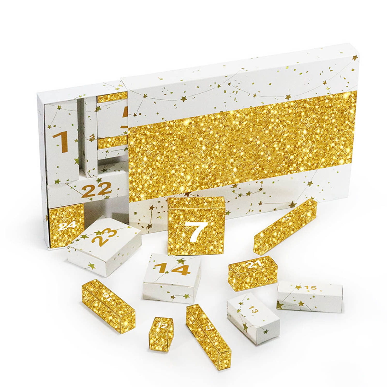Tkrady Makeup Advent Calendar 2024, Cosmetic Surprises Make Up Gift Kit for Women Full Kit, 24 Days of Christmas Countdown Calendar Gifts Set Beauty Box, Cruelty Free, Holiday Gifting