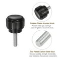 thumbnail image 3 of Uxcell 20 Packs M3 x 12mm Male Thread 14mm Head Knurled Knobs Thumb Screws Clamping Knobs, 3 of 5