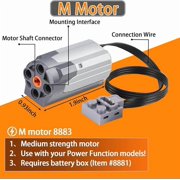 5Pcs Power-Function Set Compatible with Lego Technic-Parts Motor-Set IR Receiver Remote-Control AA Battery Box