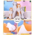 thumbnail image 3 of Almohada corporal larga de felpa Oeonuas Cute Cat, 90 cm, naranja, para niños, 3 of 8