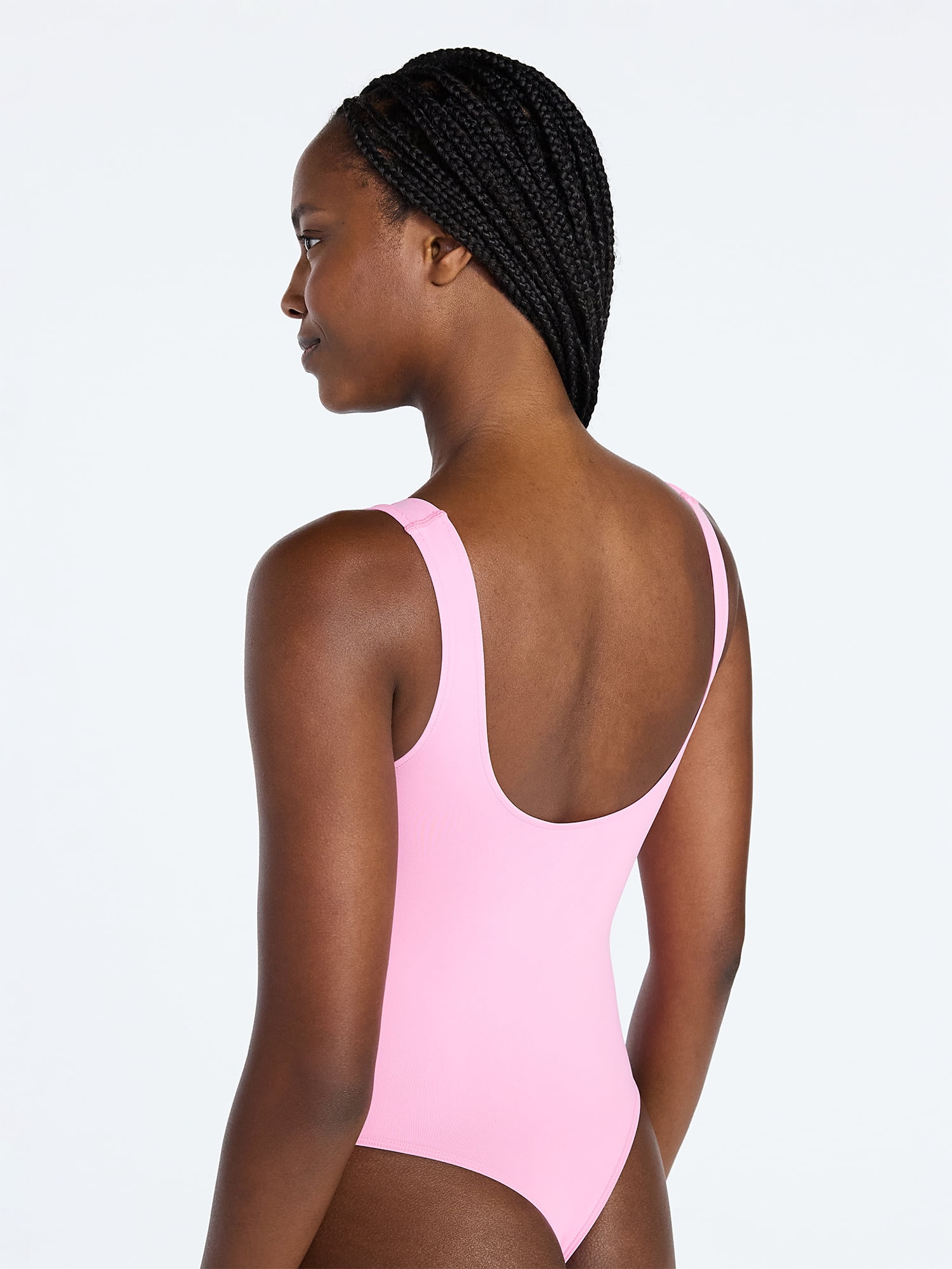 Joyspun Women's Everyday Seamless Bodysuit, Sizes S-XXXL