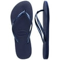 thumbnail image 3 of Havaianas Kids Slim Flip Flops - Kids' Summer Sandals for Boys & Girls - Navy Blue, 2Y big kid, 3 of 6