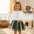 thumbnail image 4 of mgoYE Baby Girl Mardi Gras Outfit Newborn Infant First Mardi Gras Dress Tutu Skirt with Headband Set, 4 of 9