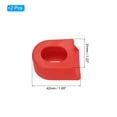 thumbnail image 2 of 2 Pcs Road Bike Crank Protectors Arm Protectors for Bicycle Cranks Mountain Red, 2 of 6