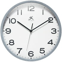 Infinity Instruments Denim Wall Clock, Blue, 12"