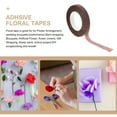 thumbnail image 7 of LOLIPPYY 3-Pack 12mm x 30 Yard Floral Tape for Bouquet Stem Wrapping and Crafting, Adhesive Floral Tape in Red Coffee Color, 7 of 7