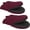 Dark Red, variant on HEETLY 7-Inch Mini Oven Mitts,1-Pair Set,500°F Heat Resistant with Neoprene Grip,Dark Blue