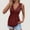Wine, variant on Only Moment Womens Plus Size Tank Tops V Neck Casual Cute Summer Spaghetti Strap Women's Peplum Tank Tops Blackish Green,S