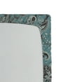 thumbnail image 3 of Ambesonne Oriental Floral Fitted Sheet, Boho Bloom Paisley, Queen Size, Cadet Blue Dark Cocoa, 3 of 5