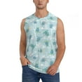 thumbnail image 2 of Picia Sea Turtle mens Cotton Tank Undershirts , Moisture-wicking Ribbed Tanks, Lightweight Cotton Tank Undershirts-, 2 of 8