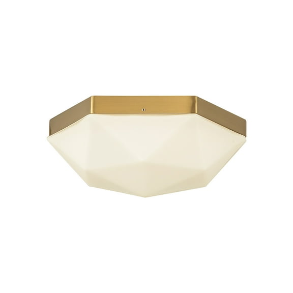 Alora Lighting Fm424512 Krysta 2 Light 11" Wide Flush Mount Bowl Ceiling Fixture - Brushed