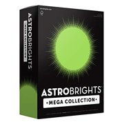 Astrobrights Mega Collection, Colored Cardstock, Bright Lime Green, 320 Sheets, 65 lb/176 gsm, 8.5" x 11" - MORE SHEETS! (91698)
