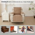 thumbnail image 5 of Yumcute Recliner Chair Cover, Recliner Sofa Coves, 1 Seats Recliner Armchair Cover,  Recliner Covers That Stay in Place,Washable Recliner Slipcover Little Coffee, 5 of 6