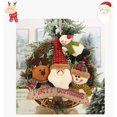 thumbnail image 5 of Corona de Navidad de Ratán NQ 29 cm colgante de árbol de Navidad decoración colgante de Navidad, 5 of 5
