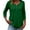Dark Green, variant on XIAONU T Shirts For Womens Long Sleeve Turtleneck Knit T Shirt baggy Fit pleasure Split Hem Tops For Daily Wear Comfortable Soft Stretch Basic Tee