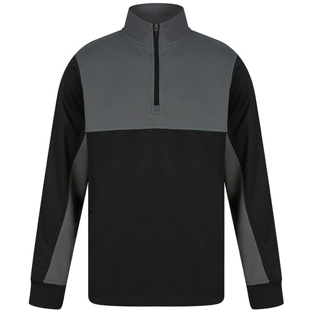 Finden & Hales - Forro Polar para Adultos Unisex (Negro, Gris Bronce de Cañón)