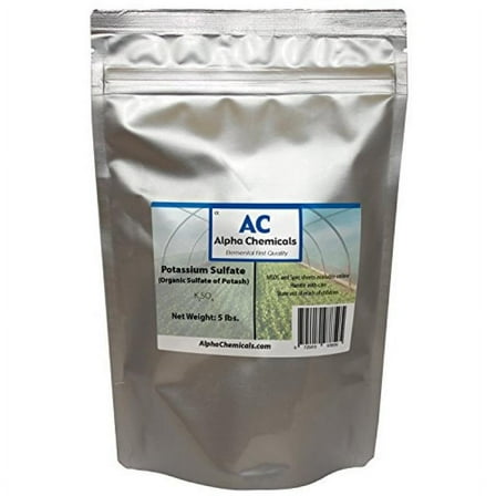 Alpha Chemicals Potassium Sulfate Fertilizer, 5 lbs