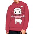 thumbnail image 2 of DISNIMO Christmas Axolotl Boy Hoodies Size 11-13 Pullover Hoodie for Girls and Boys Streetwear Hoodie Long Sleeve for Children Hooded Sweatshirt with Front Pocket Kids Fall Sweatshirts Casual, 2 of 7