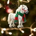 thumbnail image 4 of 5Pcs 2D Christmas Pendant under $5! Bzdzmqm 2D Acrylic Christmas Pony Ornament, Flat Christmas Tree Hanging Decoration, Holiday Home Decor Pendant for Trailer, Colorful Pony Shape Christmas Decor, 4 of 6