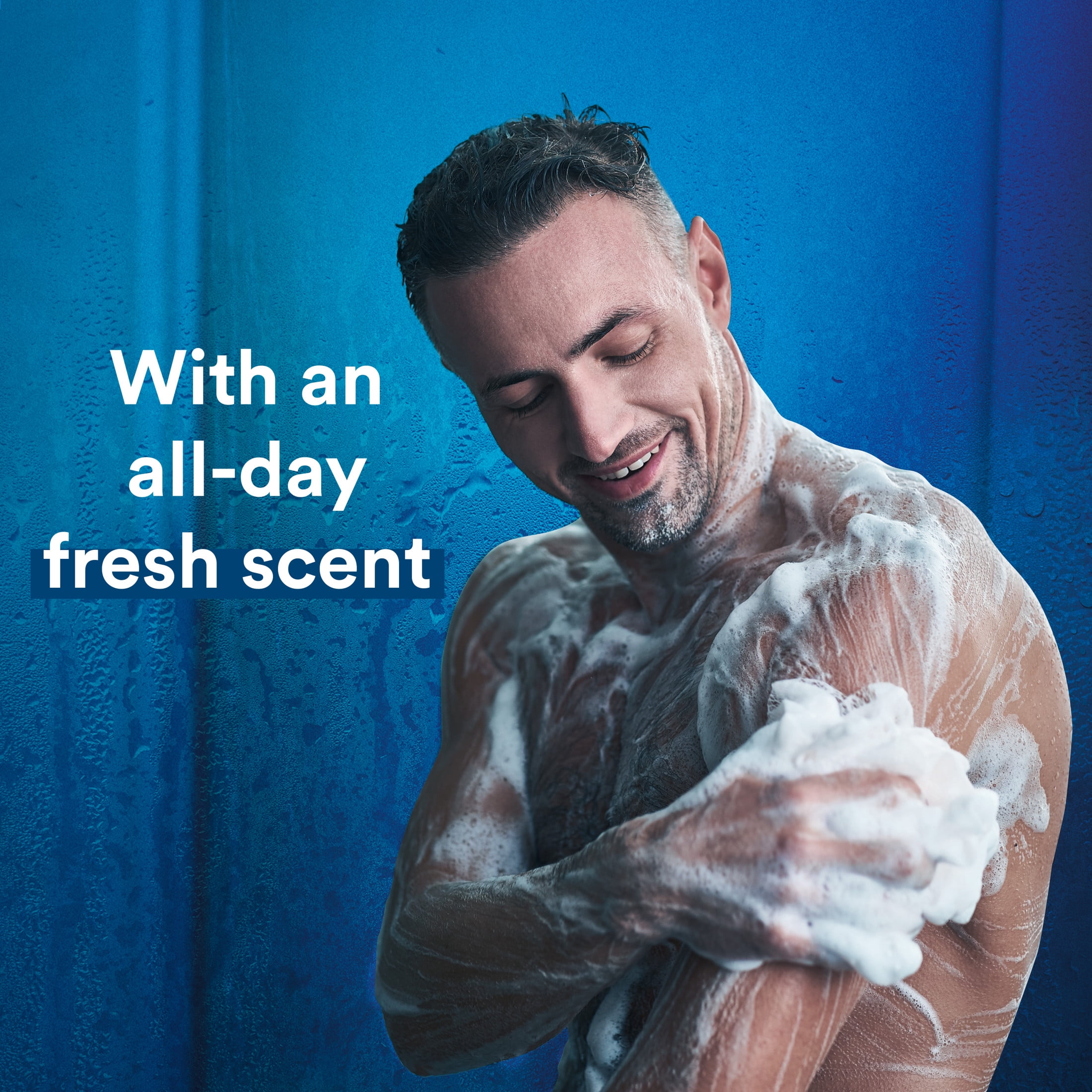 Suave Men 3 in 1 Mens Body Wash, Hair, Face and Body Wash, Hydrating, Citrus & Musk, 30 oz