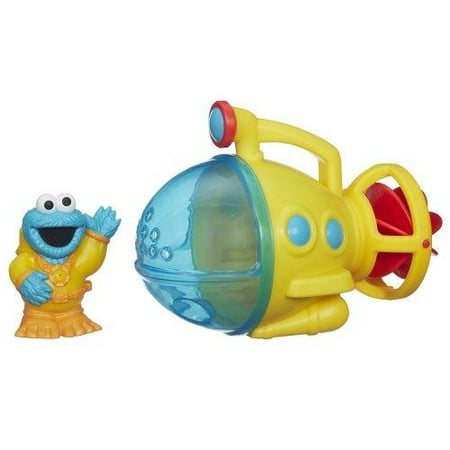 Sesame Street Cookie Monster Bath Submarine Toy Multi-Colored