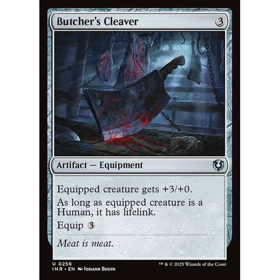 MtG Innistrad Remastered Uncommon Butcher's Cleaver #256