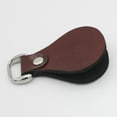 thumbnail image 4 of Enderezador de líder,Enderezador de líder de pesca con clips en anillo en D,Parche secador limpiador de línea de cuero con llavero,Líder de alambre cónico duradero Absorción de, 4 of 8
