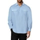 thumbnail image 1 of pstuiky Camisas casuales de manga larga para hombre, Camisa de manga larga con cuello para hombre y bolsillos de trabajo, informal, con botones, manga larga top de hombre xxl, 1 of 4