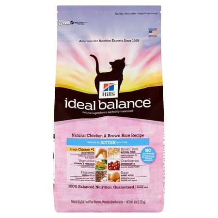 Hill S Ideal Balance Natural Chicken Brown Rice Kitten Hill S Ideal Balance Natural Chicken Brown Rice Kitten