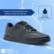 Shoes for Crews Freestyle II Mens Slip Resistant Work Shoes, Water Resistant, Black