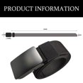 thumbnail image 5 of Cinturón para hombre con correas de lona transpirable para pantalones de vestir de golf informales, 5 of 5