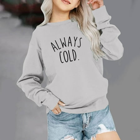 

Babysbule New Arrivals Girls Crewneck Oversized Letter Sweatshirt Kids Fashion Long Sleeve Pullover Tops 1-12 Years