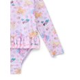 thumbnail image 2 of Character Toddler Girl Rash Guard One- Piece Swimsuit, Sizes 12M-5T, 2 of 3